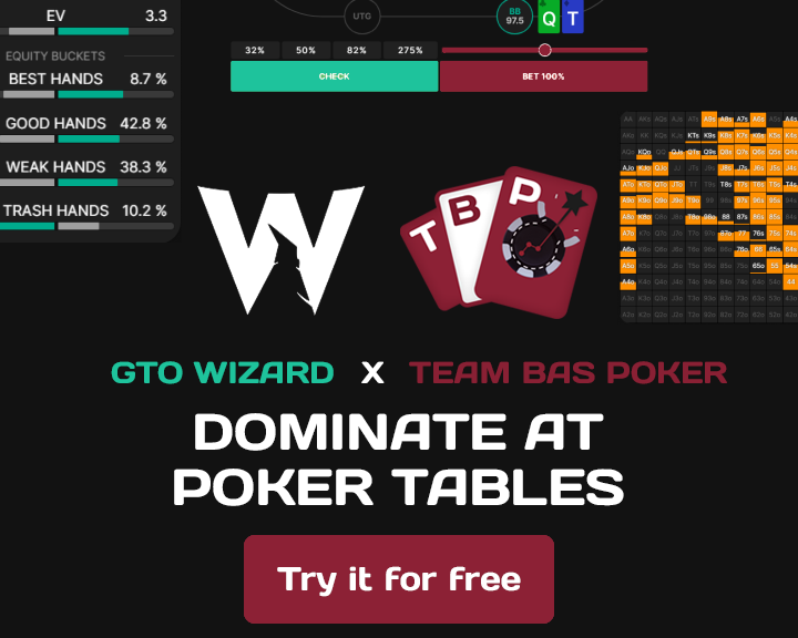 GTO Wizard x Team Bas Poker #1 Spin and Go Tool
